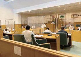 南大東村議会の議場