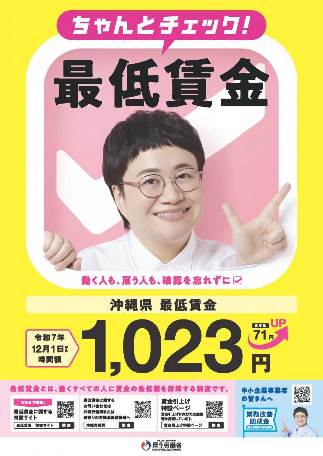 最低賃金ポスター表画像