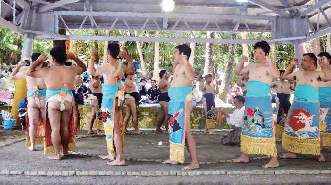 奉納相撲の画像