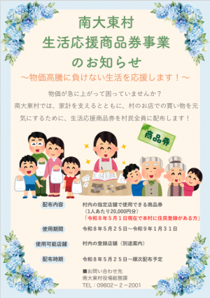 商品券事業ポスター